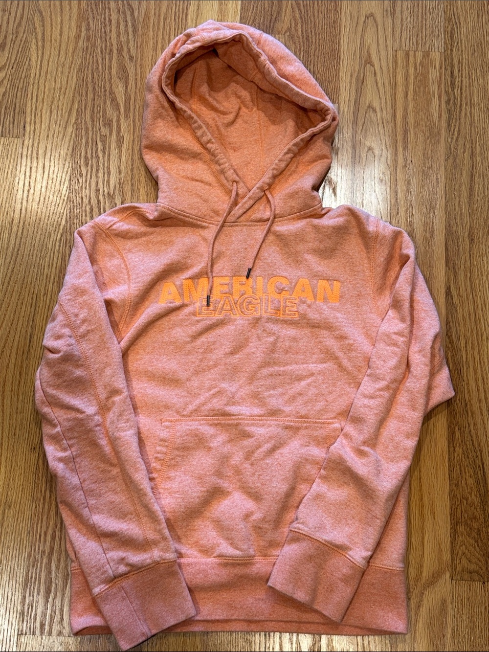EUC American Eagle Outfitters Heathered Peach Pullover Hoodie